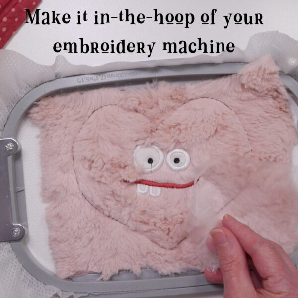 Heart Plushie ITH Design - Image 4