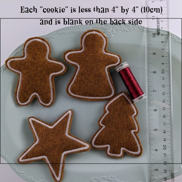 Puffed Gingerbread Felties ITH Design Set - Image 3