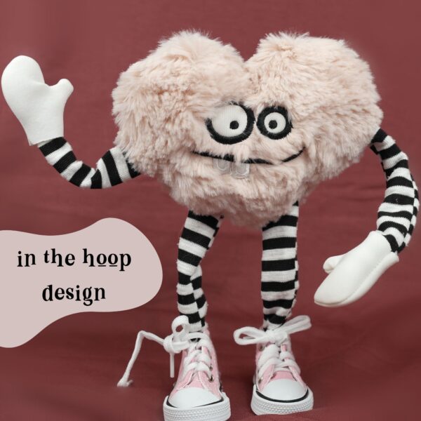 Heart Plushie ITH Design - Image 2