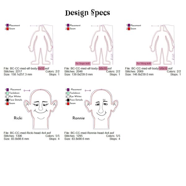 Elf Art Dolls ITH Design - Image 6