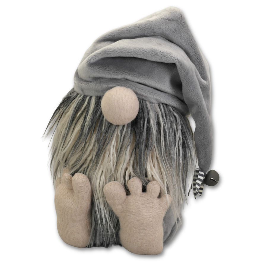 grey gnome plushie